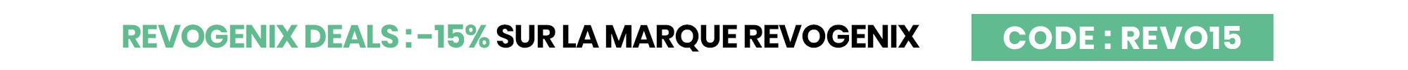 -15% sur a marque Revogenix