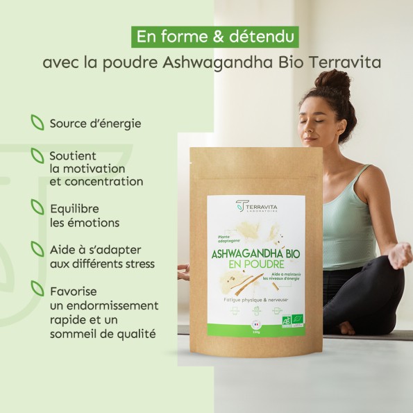 Ashwagandha Bio en poudre