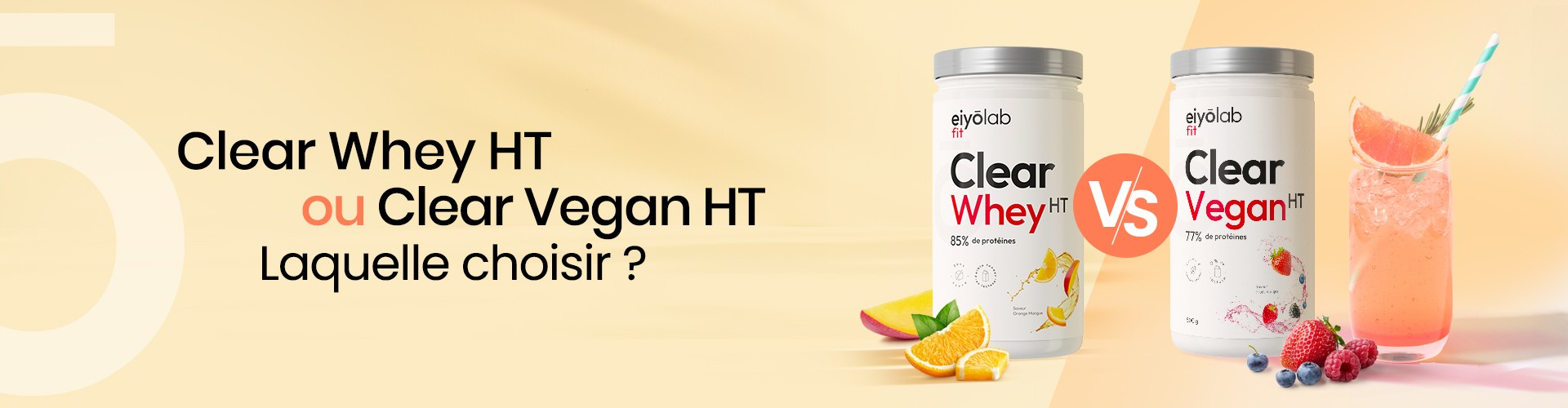 Clear whey vs Clear Vegan, laquelle choisir ?