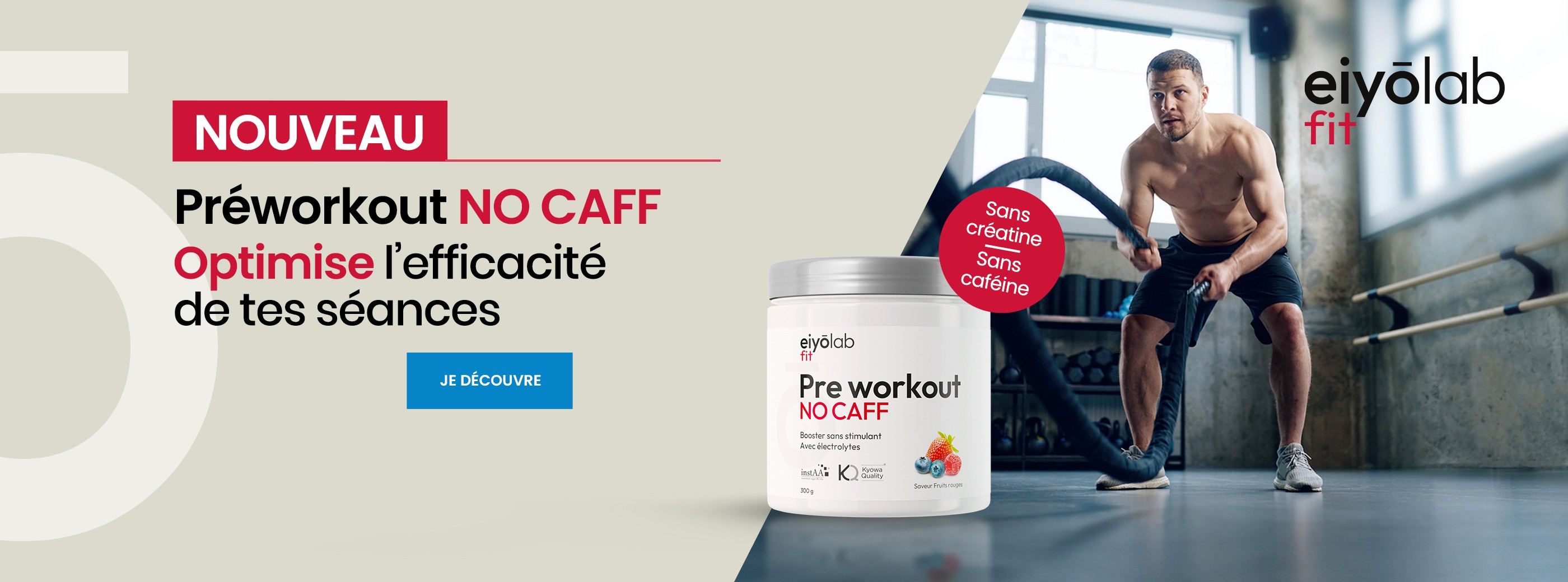 Nouveauté préworkout No caff